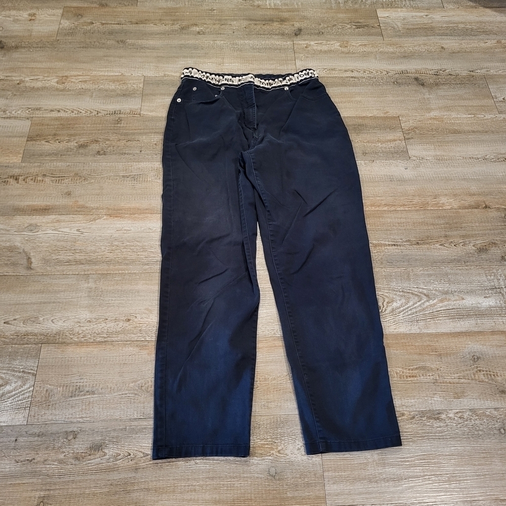 Tommy Hilfiger Y2K Vintage Tommy Jeans Straight Fit Denim Navy Womens Size 8